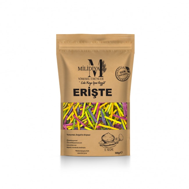 Karışık Sebzeli Erişte 500 GR