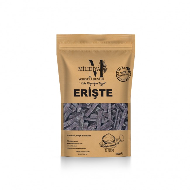 Mor Unlu Yaprak Erişte 500 GR