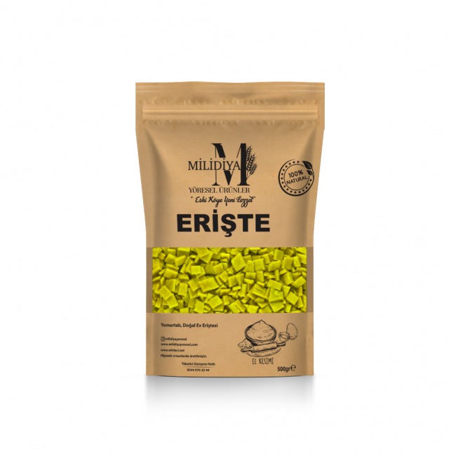 Zerdeçallı Çorbalık Erişte 500 GR